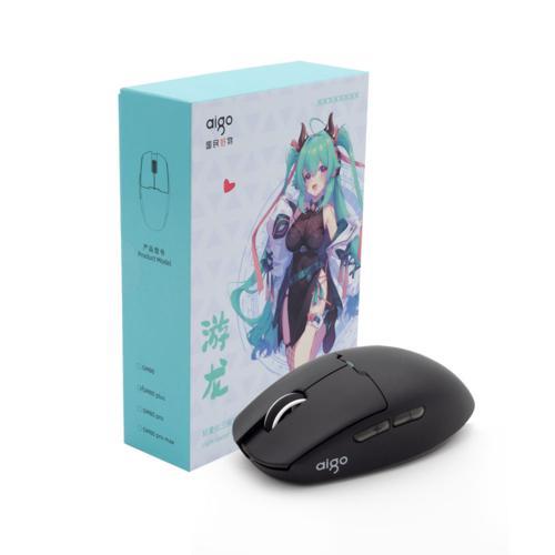AIGO M80 Bluetooth 12000 DPI Siyah Mouse