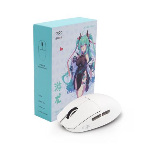 AIGO M80 PLUS Bluetooth 12000 DPI Beyaz Mouse
