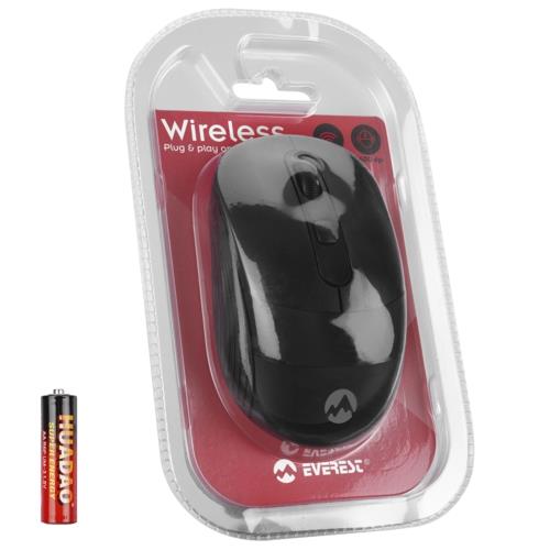 Everest SM-18 Usb Siyah 2.4Ghz Optik Kablosuz Mouse