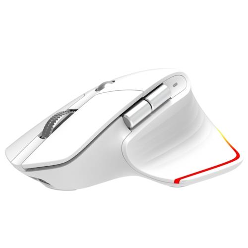 Everest SMW-178 HANDY 2in1 4000 DPI Yatay/Dikey Wheel Ergonomik RGB Mouse BEYAZ
