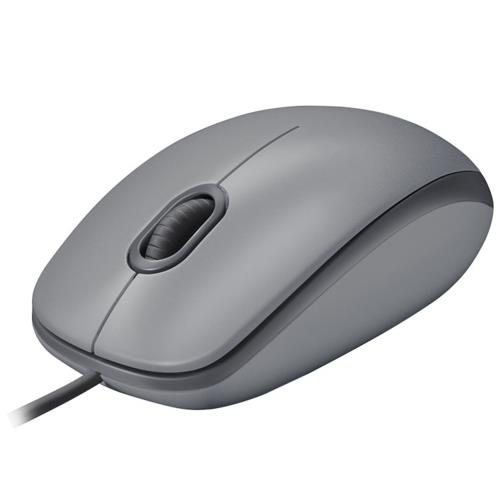 Logitech M110 Silent Mouse Usb Mid Gray 910-006760