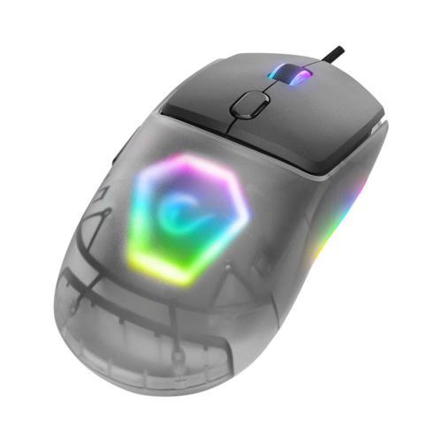 Rampage Hyalo M1 Siyah Değiştirilebilir 3 Kapaklı RGB 12000 DPI Gaming Oyuncu Mouse