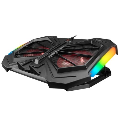 Addison AD-RC11 SPIDER RGB Işıklı 15"-17" Notebook Soğutucu Stand