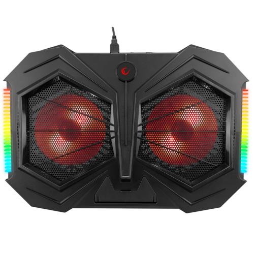 Addison AD-RC11 SPIDER RGB Işıklı 15"-17" Notebook Soğutucu Stand