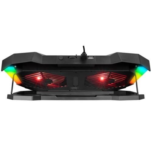 Addison AD-RC11 SPIDER RGB Işıklı 15"-17" Notebook Soğutucu Stand
