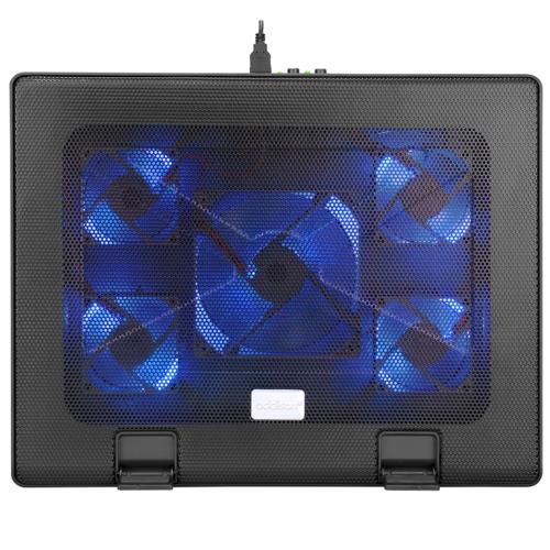 Addison ANC-505 Siyah Notebook Soğutucu Mavi Renkli Led Fanlı