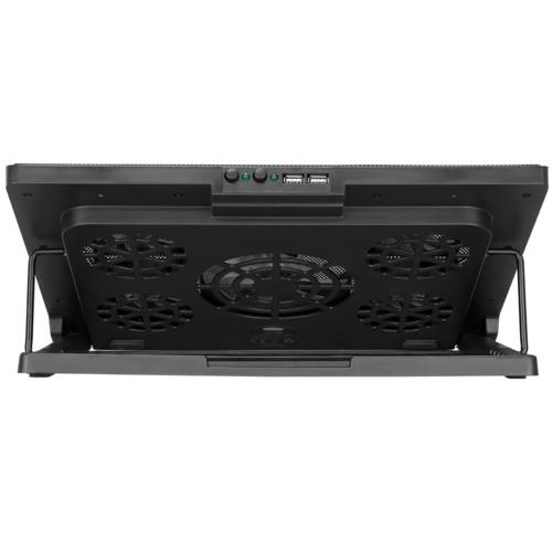 Addison ANC-505 Siyah Notebook Soğutucu Mavi Renkli Led Fanlı