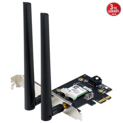 Asus PCE-AX1800 1800Mbps Wi-Fi6 DualBand PCI Express Adaptör