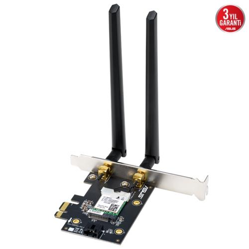 Asus PCE-AX1800 1800Mbps Wi-Fi6 DualBand PCI Express Adaptör