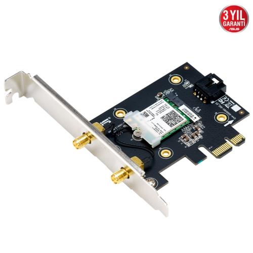 Asus PCE-AX3000 3000Mbps Wi-Fi6 DualBand PCI Express Adaptör