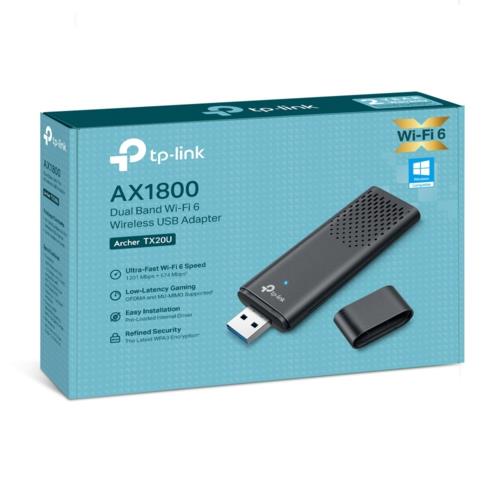 TP-Link Archer TX20U AX1800 Dual Band Wi-Fi 6 USB Adaptör