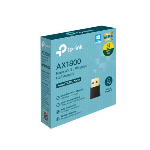 TP-Link Archer TX20U NANO AX1800 Dual Band Wi-Fi 6 USB Adaptör