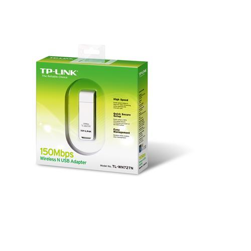 TP-Link TL-WN727N 150Mbps Wi-Fi USB Adaptör