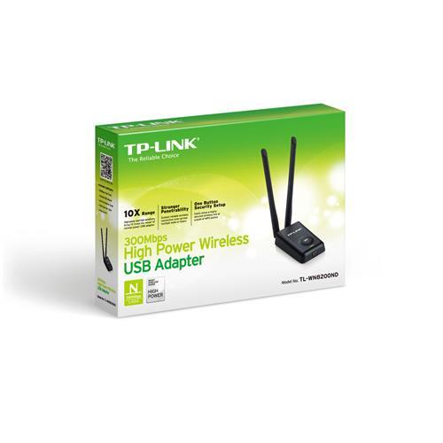TP-Link TL-WN8200ND 300Mbps High Power Wi-Fi USB Adaptör