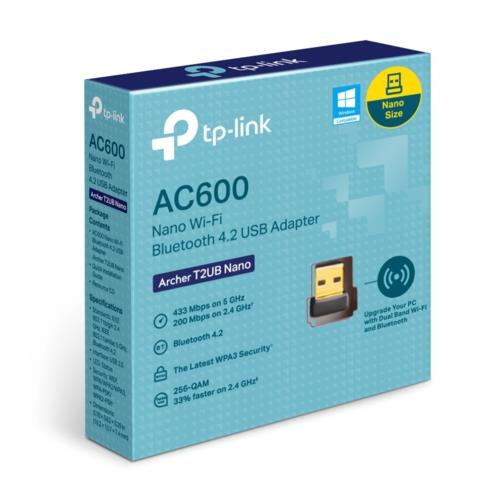 TP-Link Archer T2UB Nano AC600 Nano Wi-Fi USB Adaptör