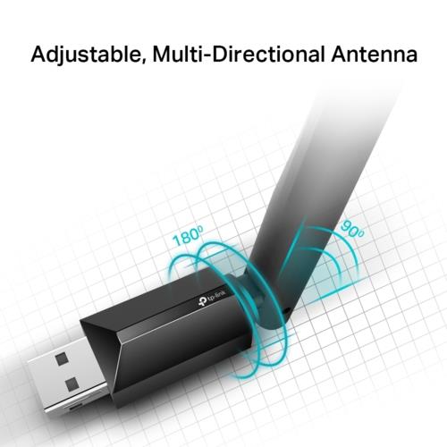 TP-Link Archer T2U Plus AC600 Dual Band Wi-Fi USB Adapter