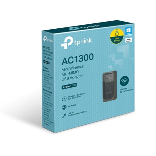 TP-Link Archer T3U Nano AC1300 Dual Band Wi-Fi USB Adaptör