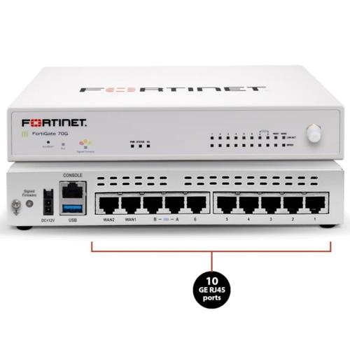 Fortigate FG-70G-BDL-950-12 Cihaz + 1 Yıl Lisans (UTP)