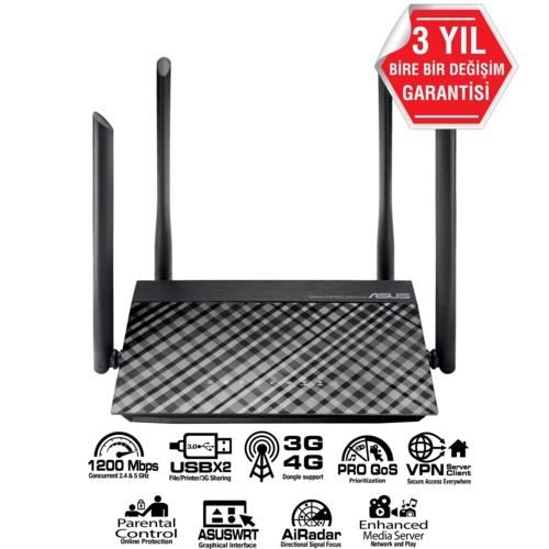 Asus RT-AC1200 AC1200 Dual-Bant Wi-Fi Router