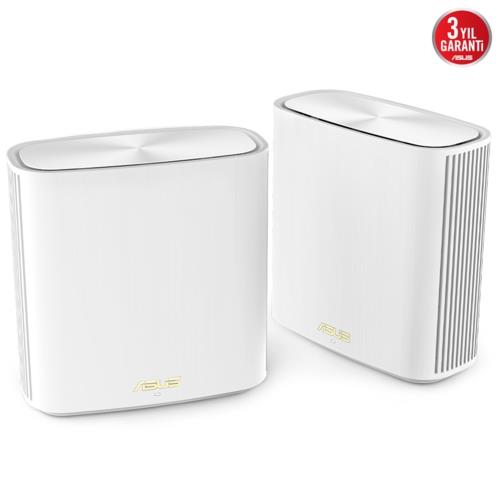 ASUS ZenWiFi XD6 (Beyaz, İkili Paket) Kablosuz Mesh Sistemi AX5400 WiFi6 Dual-Band