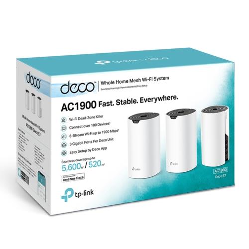 TP-Link Deco S7 3P AC1900 Mesh Router (Üçlü) Paket