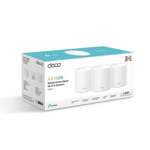 TP-Link Deco X10 3P AX1500 Mesh Wi-Fi6 (Üçlü) Paket