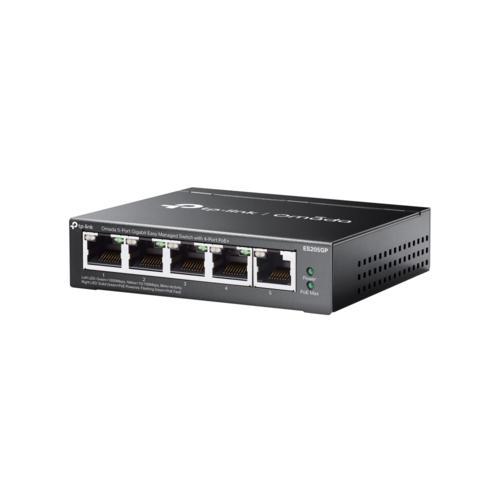 Omada ES205GP 5Port 10/100/1000 4Port PoE+ Switch
