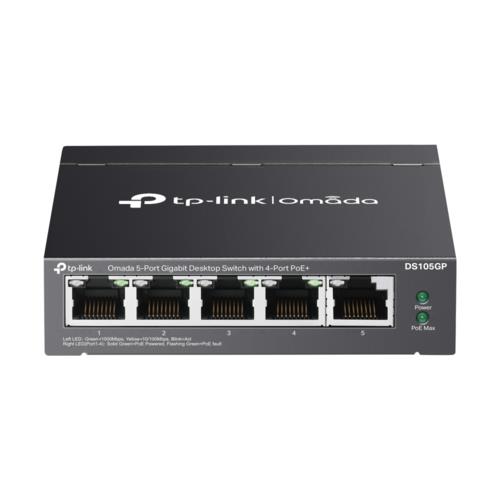 Omada DS105GP 5Port 10/100/1000 4Port PoE+ Switch