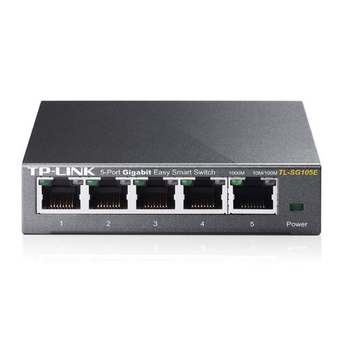 TP-Link TL-SG105E 5Port 10/100/1000 Gigabit Smart Switch