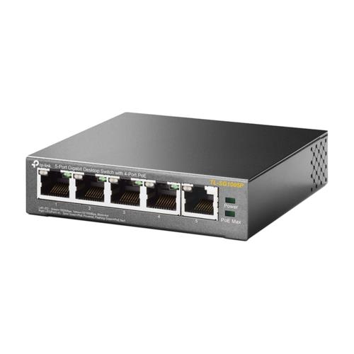 TP-Link TL-SG1005P 5Port 10/100/1000 Gigabit 4Port PoE Switch