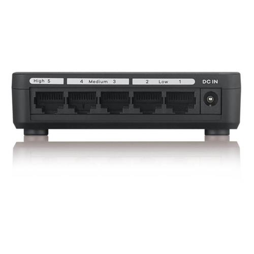 Zyxel GS-105SV2 5Port Desktop Gigabit Ethernet Media Switch