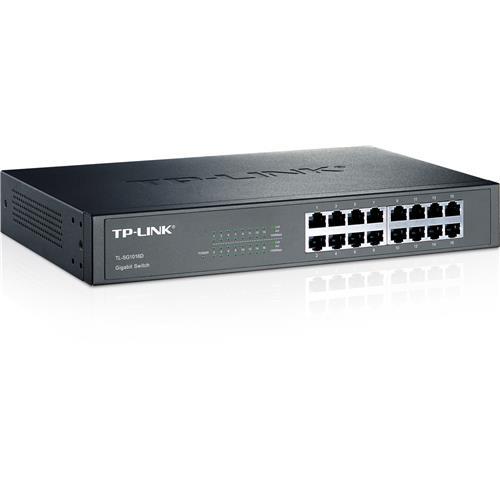 TP-Link TL-SG1016D 16Port 10/100/1000 Gigabit Rackmount Switch
