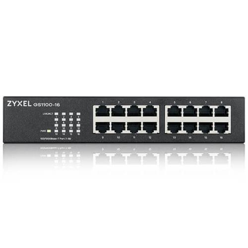 Zyxel GS1100-16 V3 16Port 10/100/1000 Gigabit Rack Mount Switch