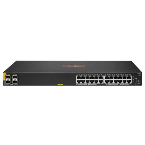 HPE Aruba R8N87A 6000-24G 24Port 4SFP Gigabit 370W PoE Switch