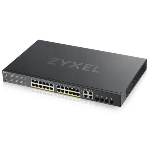 Zyxel GS1920-24HP V2 24Port Gigabit + 4Dual SFP L2 Hybrid Nebulaflex PoE Switch