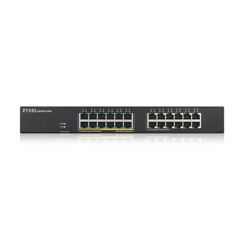 Zyxel GS1900-24EP 24Port 10/100/1000+12Port PoE Gigabit Smart Switch
