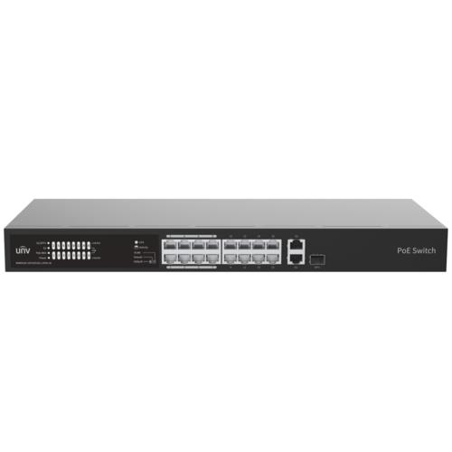 UNV 16Port 10/100 PoE+1x10/100/1000 Ethernet+1xCombo 135W PoE Yönetilemez