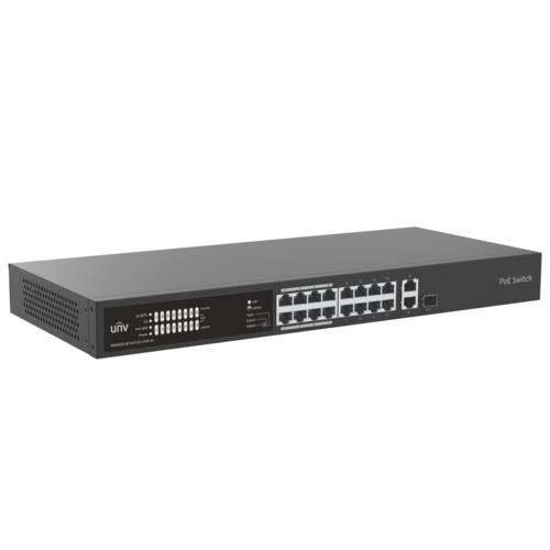 UNV 16Port 10/100 PoE+1x10/100/1000 Ethernet+1xCombo 135W PoE Yönetilemez