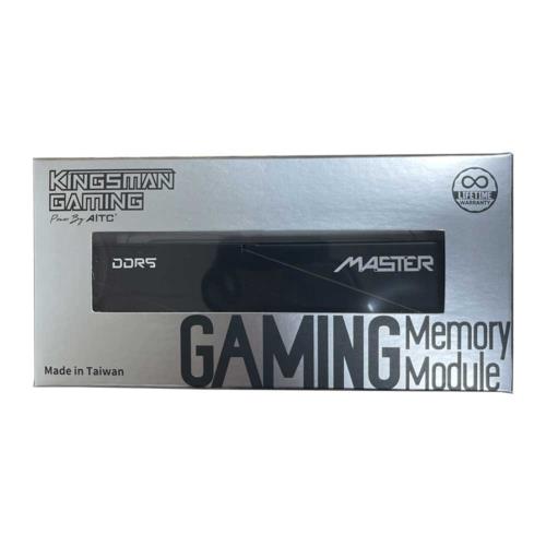 KINGSMAN GAMING BLACK 16GB 6000MHz DDR5 CL38 Soğutuculu