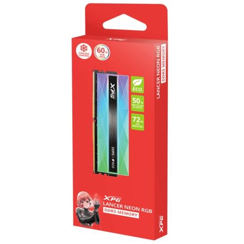 XPG Lancer NEON 16GB (1x16GB) DDR5 6400MHz SINGLE AX5U6400C3216G-CLANRSG