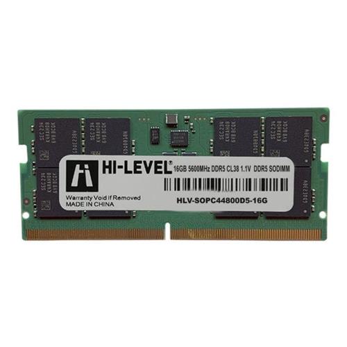 HI-LEVEL NTB 16GB 5600MHz CL46 1.1V DDR5 HLV-SOPC44800D5/16G