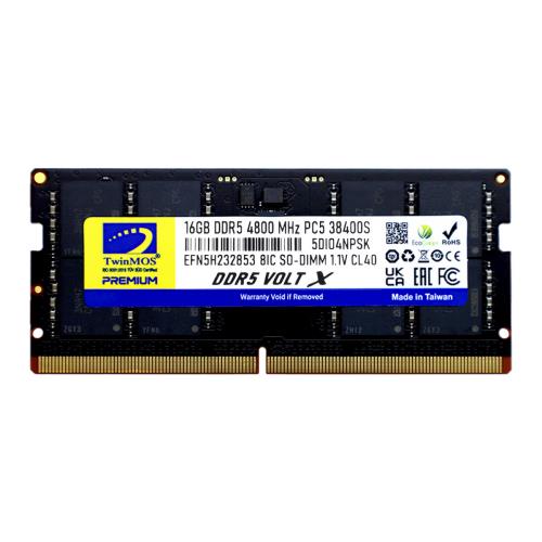 TwinMOS VOLTX NTB 16GB 4800MHz DDR5 CL40 TMD516GB4800S40