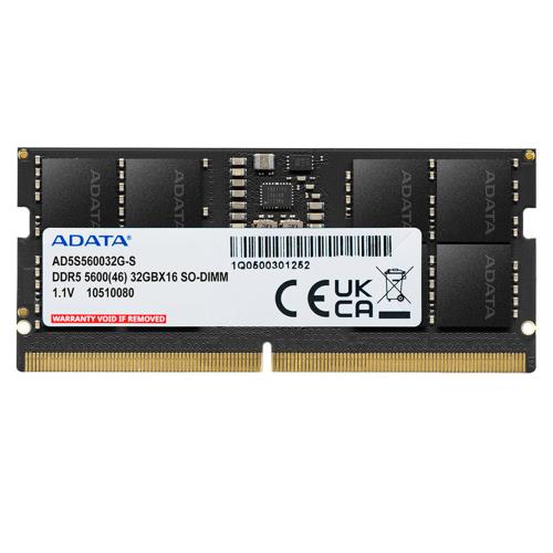Adata NTB DDR5 32GB 5600MHz AD5S560032G-S