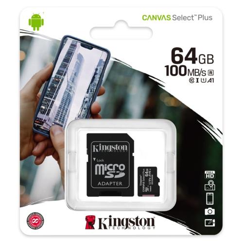 Kingston 64GB MicroSD CL10 SDCS2/64GB