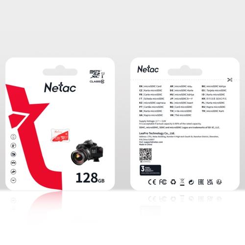 Netac P500 Eco 128GB MicroSDXC NT02P500ECO-128G-S