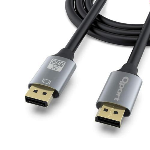Qport Q-DP34 Display Port 1.4V 3m Kablo