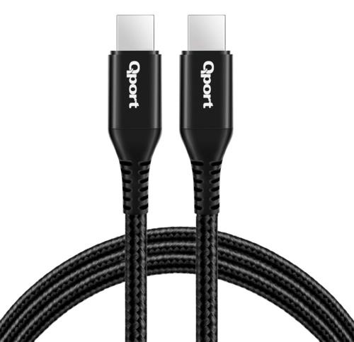 Qport Q-TYPE-C1 1,5m Type-C 100w Süper Hızlı PD Şarj ve Data Kablosu