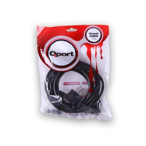 Qport Q-POW3 3m Pc Power Kablosu
