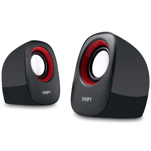 Snopy SN-120 2.0 Siyah/Kırmızı USB Speaker Hoparlör