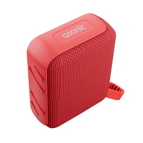 Asonic AS-03 Kırmızı Bluetooth Destekli 5W 1200mAh Type-C Speaker